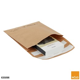 E-handelspåse papper med sidobälg
